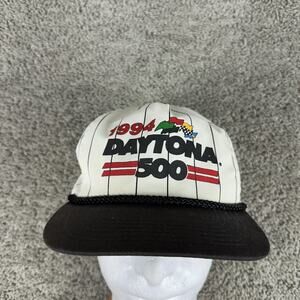 Vintage Daytona International Speedway Hat Cap Snap Back NASCAR Racing Mens 90s